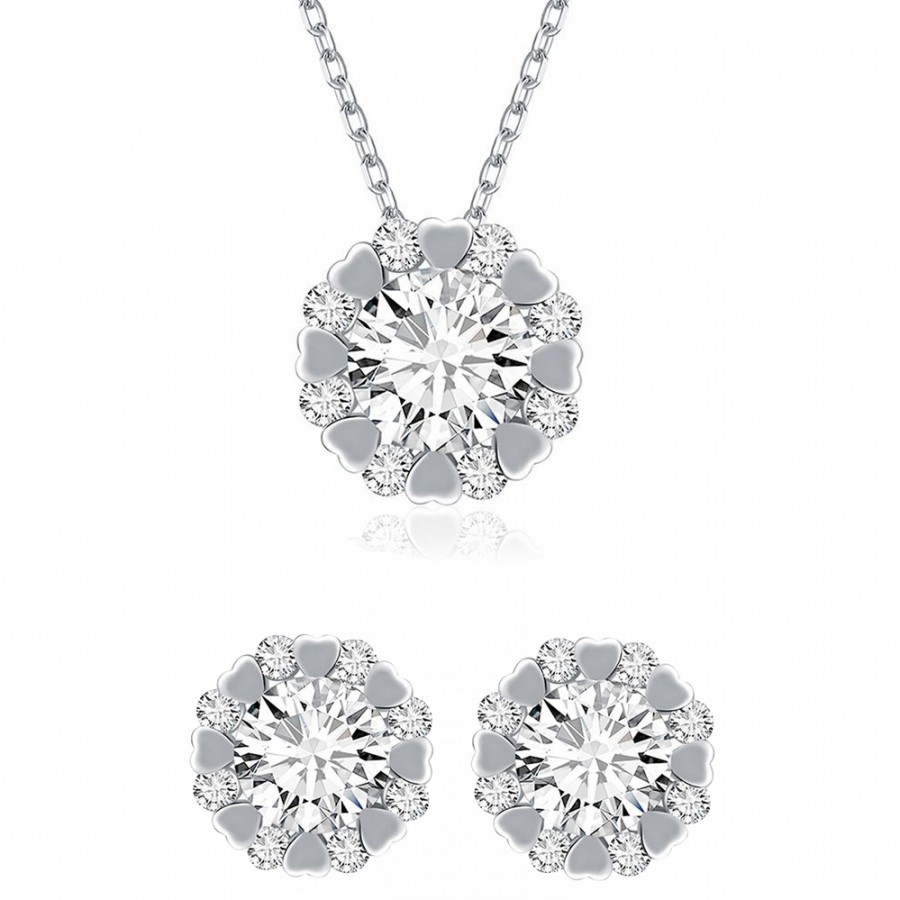 Monemel Swarovski Necklace and Earring - Mother s Day - Monemel